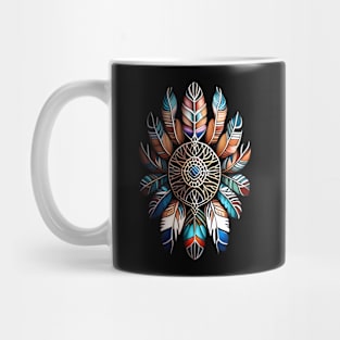 Mosaic Feather Bundle Mug